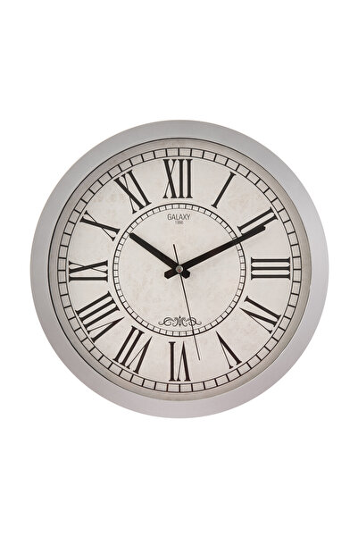 Genel Markalar Premium Duvar Saati - Gri - 35 cm