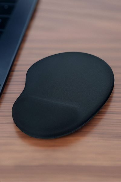 fafaatölye Mouse Pad with Wrist Support BLACK Unprinted