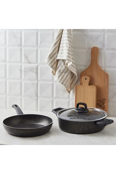 Karaca Biogranite Induktions-Kochgeschirr-Set, 3-teilig