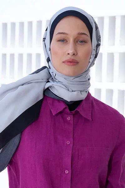 ED Scarf Γκρι Lilium Curated Σάλ