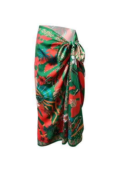 Bolder Elena monteneGro Satin Pareo - Inner Disappearance DesiGn