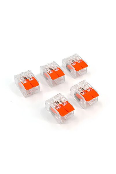 Aksa 5 Adet 2'li Tırnaklı Elektrik Buat Klemensi