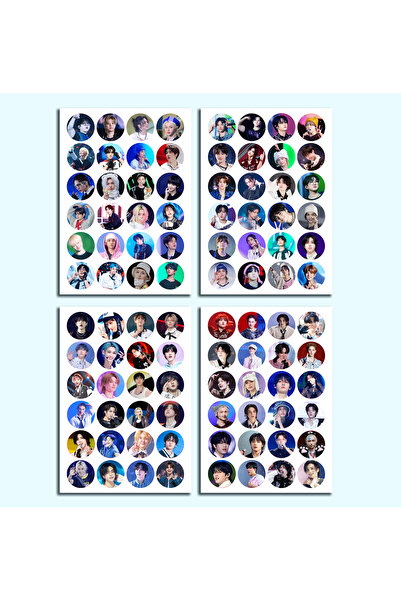 Güneş Kırtasiye Stray Kids Karışık Konser Fotoğrafları Sticker Set 4 Sayfa 96...