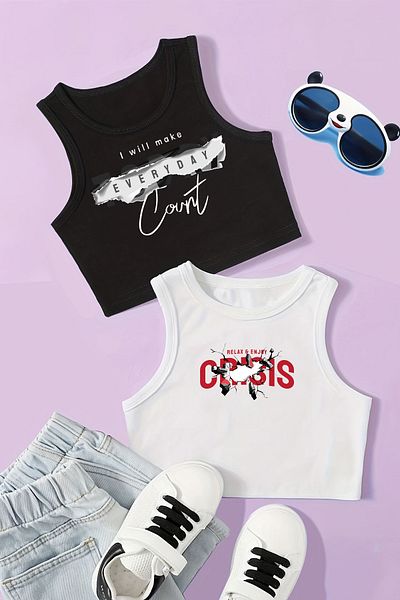 MYADA Ежедневно бюстие за момичета - Crisis Printed Daily
