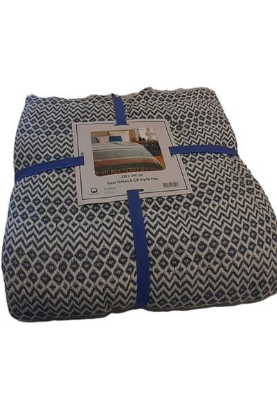 DENBU TEKSTİL Denbu Textile Double Bedspread - Pike 220x240cm