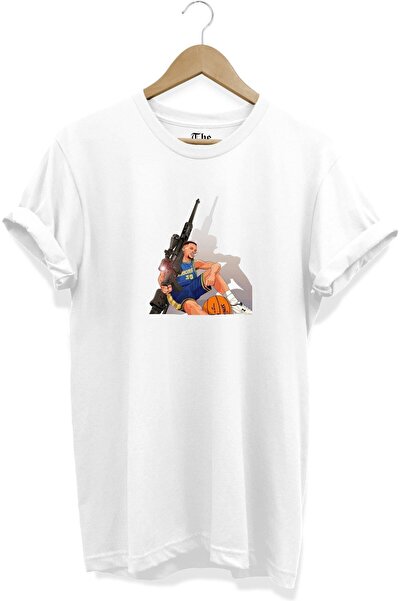 The Baski Bela unisex Stephen Curry Sniper Štampano kratki rukav T-shirt