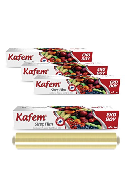 KAFEM Eko Streç Film 45cm X 140m 9 Mic X 4 Paket