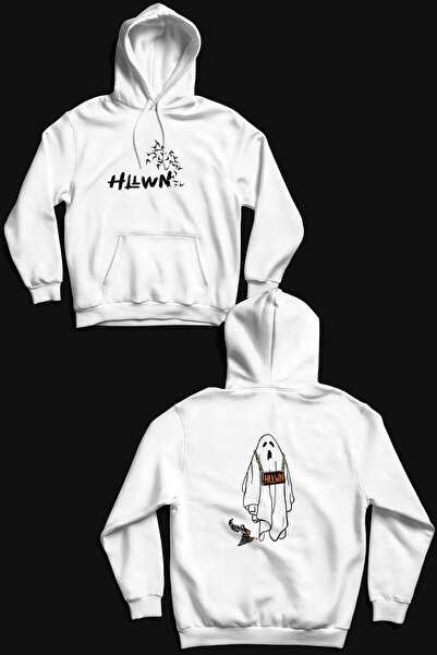 The Baski Unisex bela Halloween božićna majica sa navojem