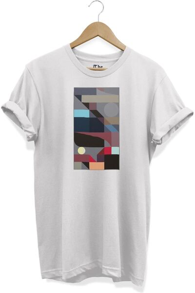 The Baski Bela unisex paleta boja 3 Štampano kratki rukav T-shirt