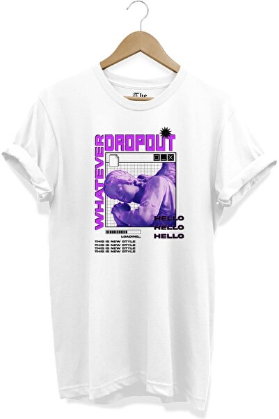 The Baski Bela unisex skulptura dizajn Štampano stil kratki rukav T-shirt