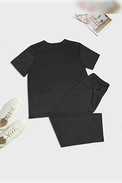 TAMPAP Pánská sada pyžama s krátkým rukávem s potiskem God Father Tampap