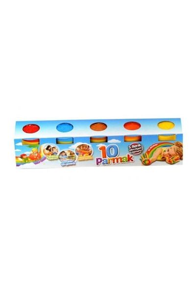 Play Dough 10 Finger On-003 Mini Play Dough 5 Colors