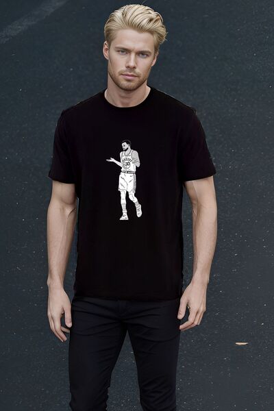 The Baski Crna unisex majica Stephen Curry cool dizajn Štampano kratki rukav ...