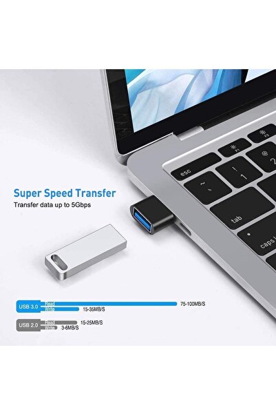 aogo Type C Usb 3.1 Otg Usb C Erkek Usb 3.0 Dişi Dönüştürücü Type-c Otg Aparat Uyumlu