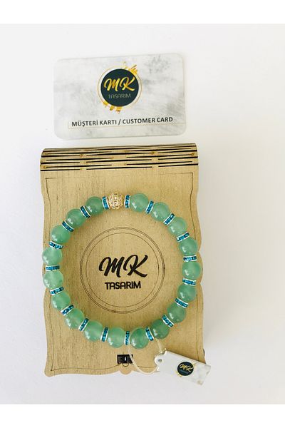 MK tasarım AVENTURINE Stone - Original Bracelet MKT7002