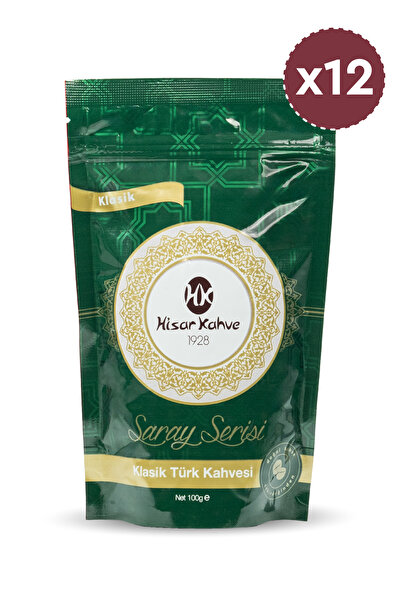 Hisar Kahve سلسلة Hisar Palace الكلاسيكية - 100 جرام × 12