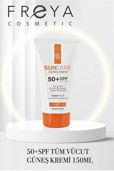 Freya Sun Cream 150ml - Sun Care +50 Spf, Anti-Blemish and High Protection