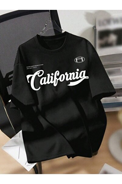 NoVibe تي شيرت مطبوع عليه كرة كاليفورنيا الأمريكية للأطفال للجنسين