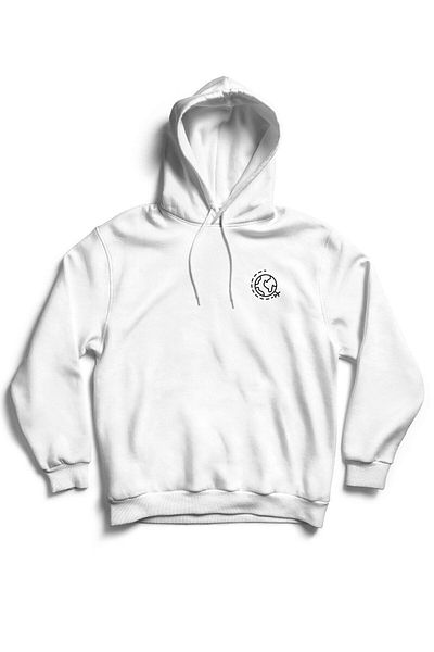 The Baski Unisex White Cool World And Airplane Φούτερ υψηλής ποιότητας χωρίς τσέπη