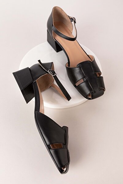 Gondol Women's Genuine Leather Heeled Shoes Ast.6050