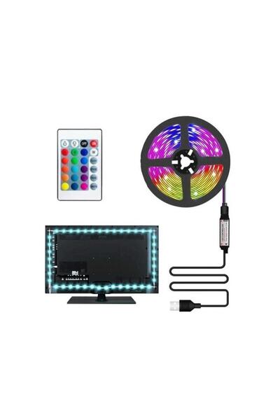 ALLES Tv Arkası Ambiyans Rgb LED Seti 3 Metre Cata CT-4566