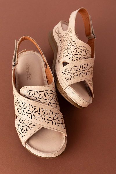 Gondol Genuine Leather Women's Sandals - Comfortable Daily Model byz.417