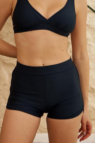 Starinci Mayo Pantaloni scurți de costum de baie din Lycra bleumarin