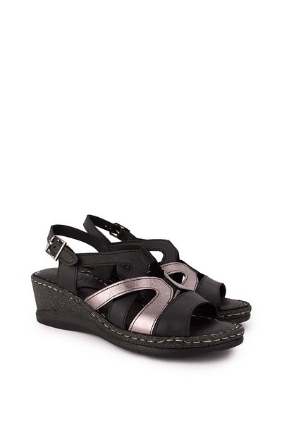 Gondol Women's Genuine Leather Daily Comfortable Daily Sandals Iz.2504