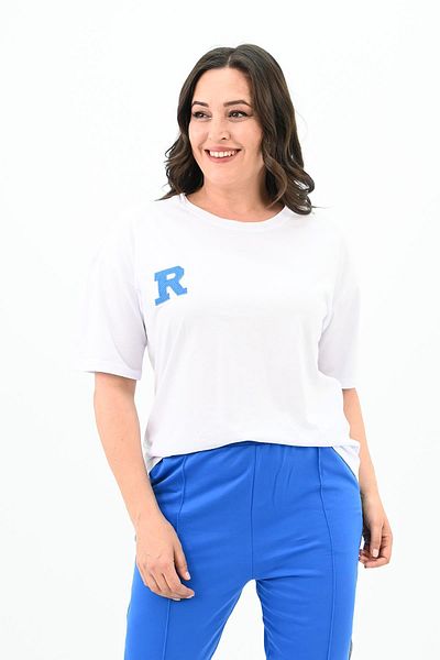 Koza Butik Дамски спортен костюм с бродерия, размер "Pull Size", 8120-25