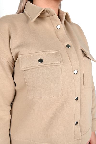 Koza Butik Γυναικείο Σετ αθλητικής φόρμας Polo γιακά μεγάλου μεγέθους 8045-24