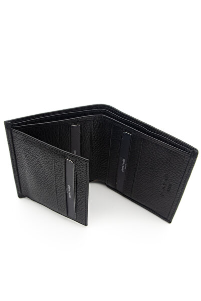 Pierre Cardin Black Leather Floater Men's Wallet FT2016