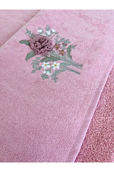 AYHANHOME Комплект кухненски кърпи 3D Elishia Flower Embroded Velvet 6-Pack 30x50