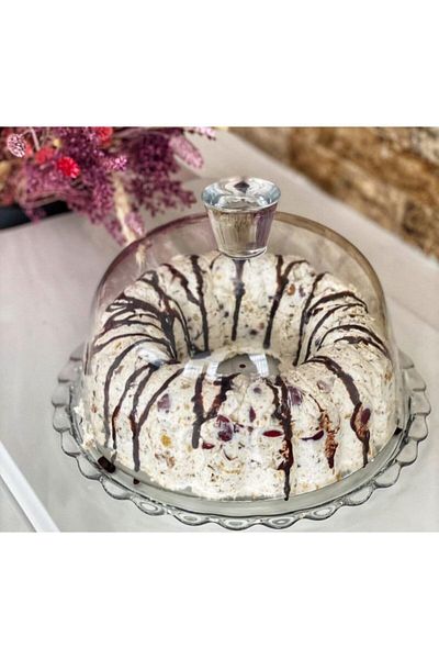 Paşabahçe Cake Jar with Glass Lid