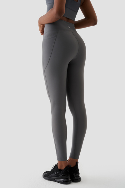 Superstacy Leggings sport afumati Adele V cu detaliu în talie