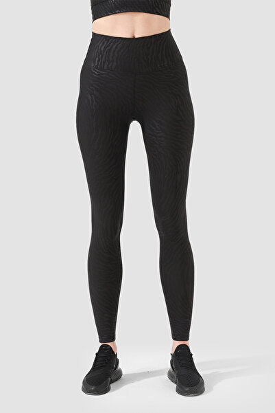Superstacy Leggings sport negri Tiger cu talie înaltă