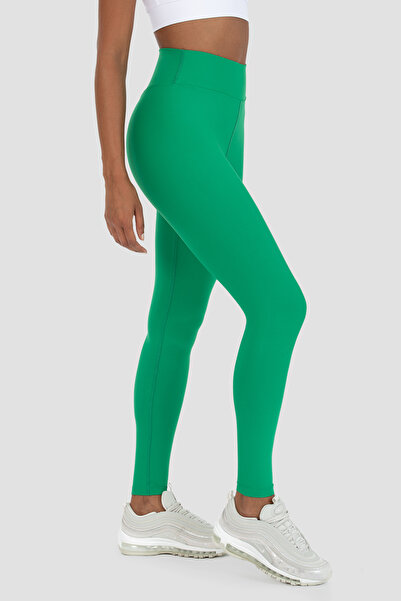 Superstacy Leggings sport verzi cu talie înaltă cu detaliu în talie în V