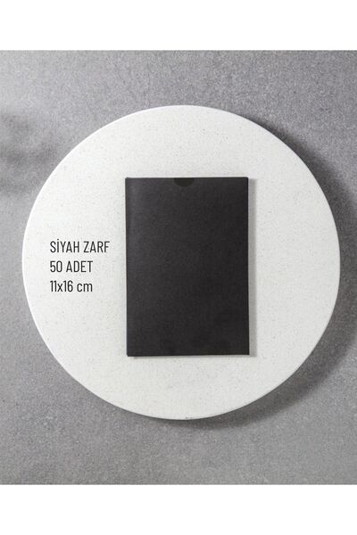 Hsn 11x16 cm crna nesastavljena koverta za pozivnice