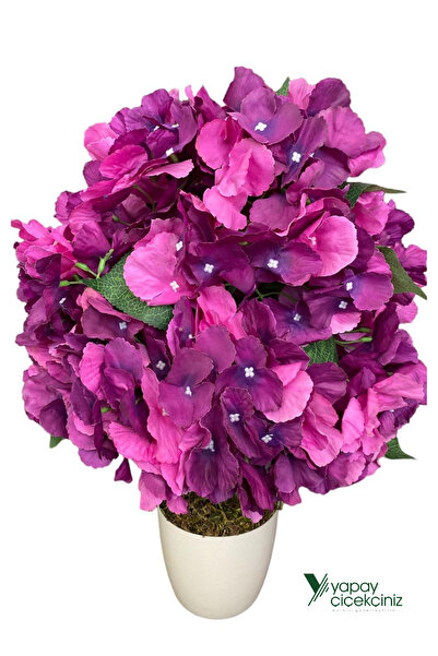 YAPAY ÇİÇEKÇİNİZ ARBORELE DE ORTANCA ARTIFICIALA ALBA albastru cobalt IDA 40 CM