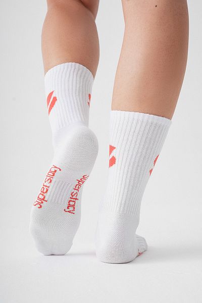 Superstacy Cotton Socket Sports Socks Pomegranate Flower
