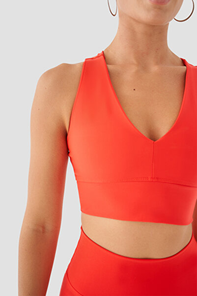 Superstacy Nichole Pomegranate Flower Sports Bra