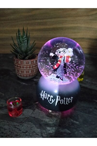 Kültür Hobi Dünyası Harry Potter Baykuş Ayrıntılı Işıklı Kar Küresi