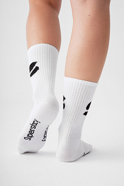 Superstacy Cotton Socket Sports Socks Black