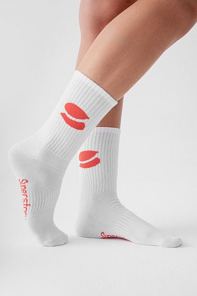 Superstacy Cotton Socket Sports Socks Pomegranate Flower