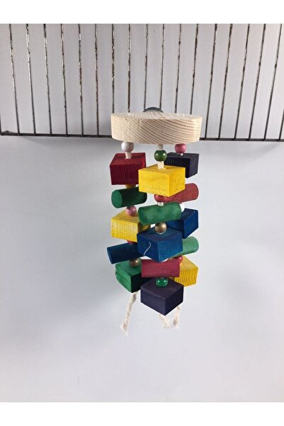 NOTREMONDEPET Ahşap Papağan Stres Oyuncağı