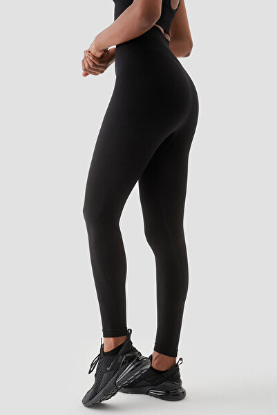 Superstacy Kate Dikişsiz Toparlayıcı Siyah Spor Tayt