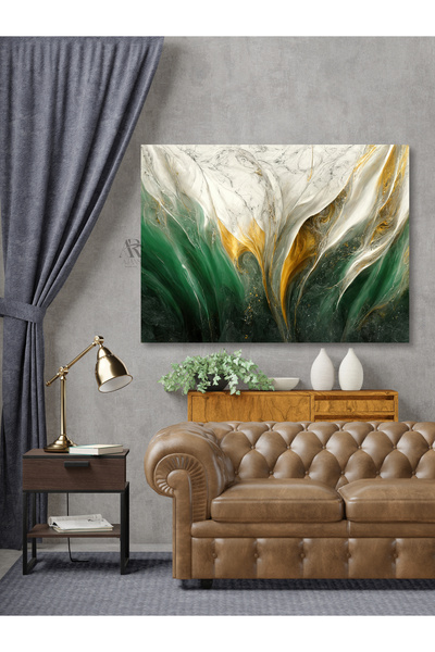 AR AJANS KANVAS TABLO Mramor Teksturirano Tekuća dekorativna slika na platnu