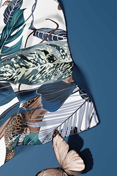 Pilloveland Парео з леопардовим принтом - пляжний одяг, короткий і довгий варіанти - 50*150 см