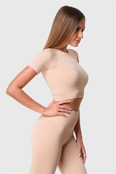 Superstacy Seamless Mink Crop Top