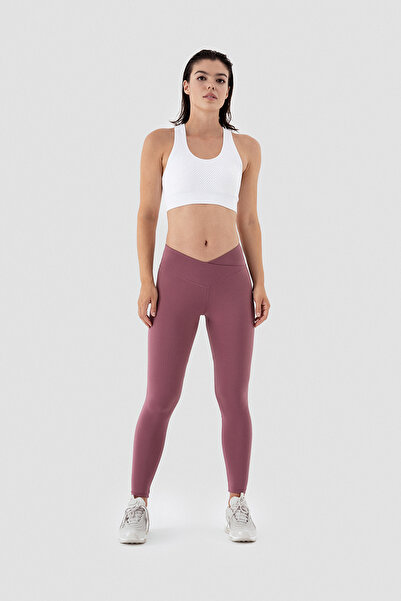 barebone Leggings sport cu talie înaltă Dusty Rose