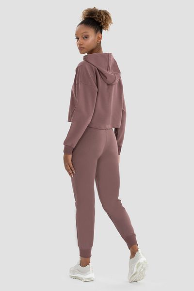 Superstacy Lexa Carrot Cut Dark Rose Jogger